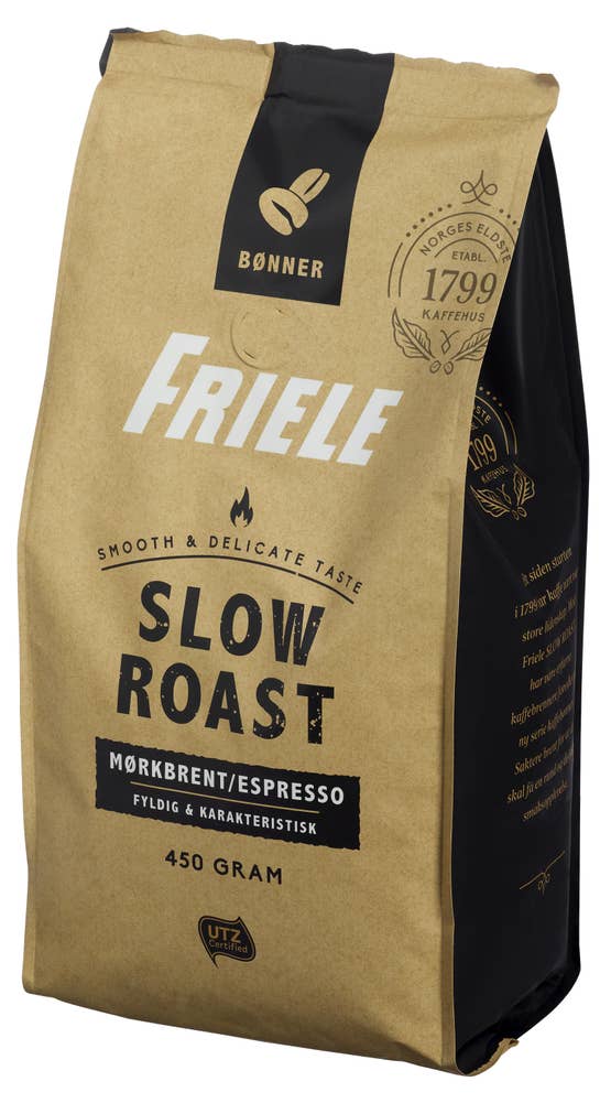 Friele Slow roast mørk Hele bønner