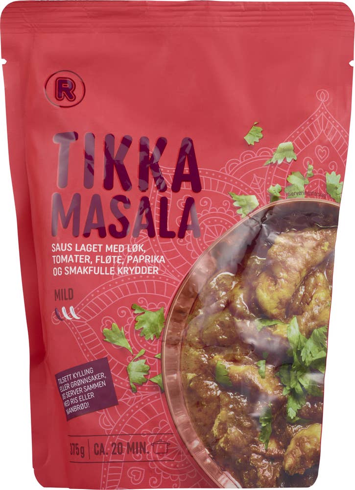 R Tikka Masala saus