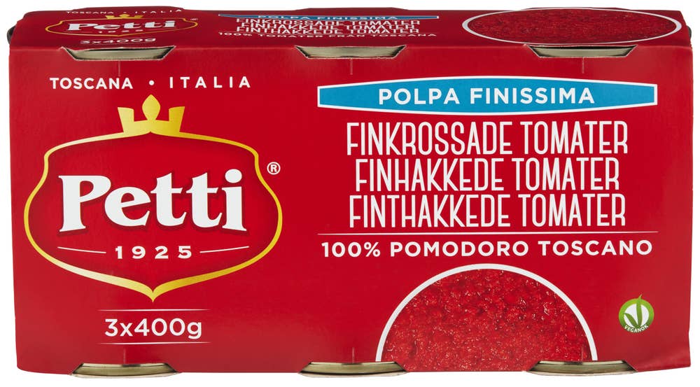 Petti Finhakkede tomater 3x400g