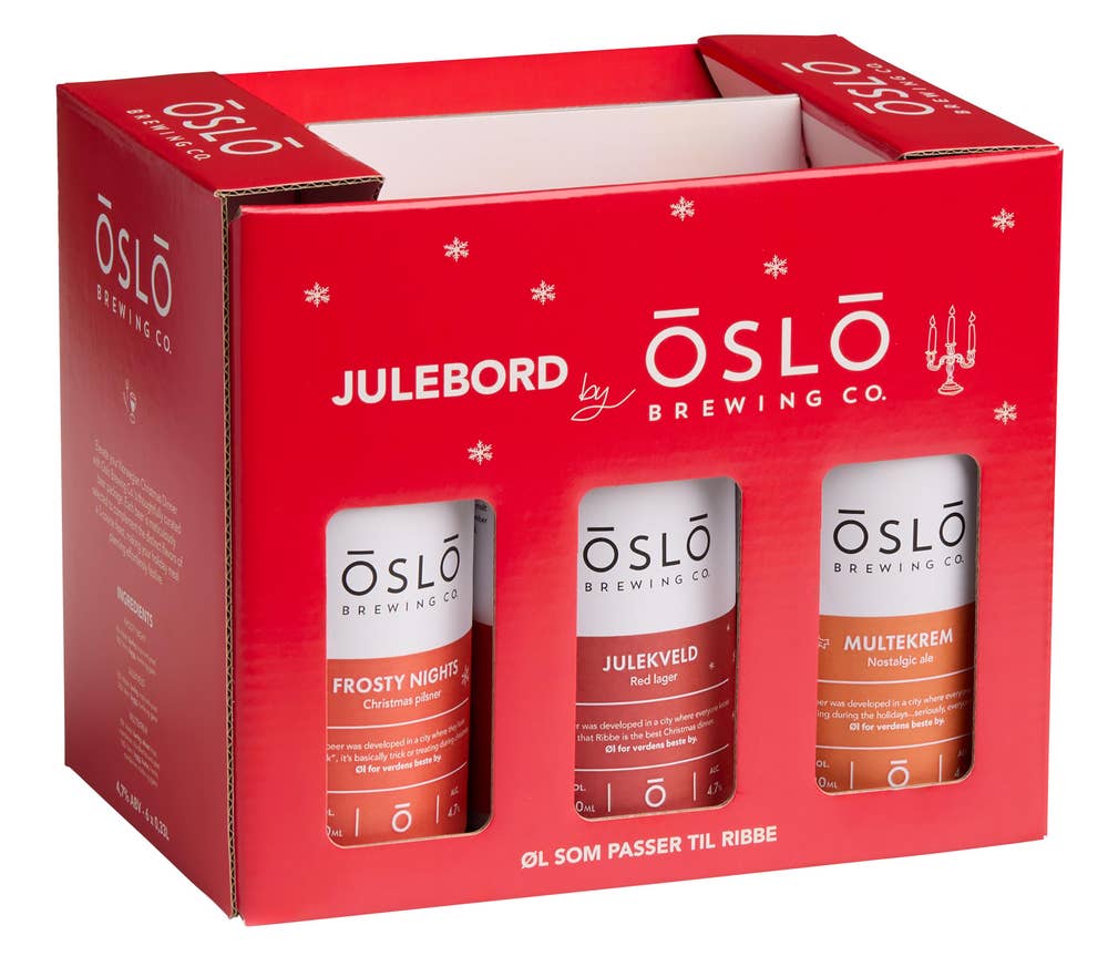 Oslo Brewing Co. Oslo Brewing Co Julebord 2024 Ribbe 6 x 0,33L
