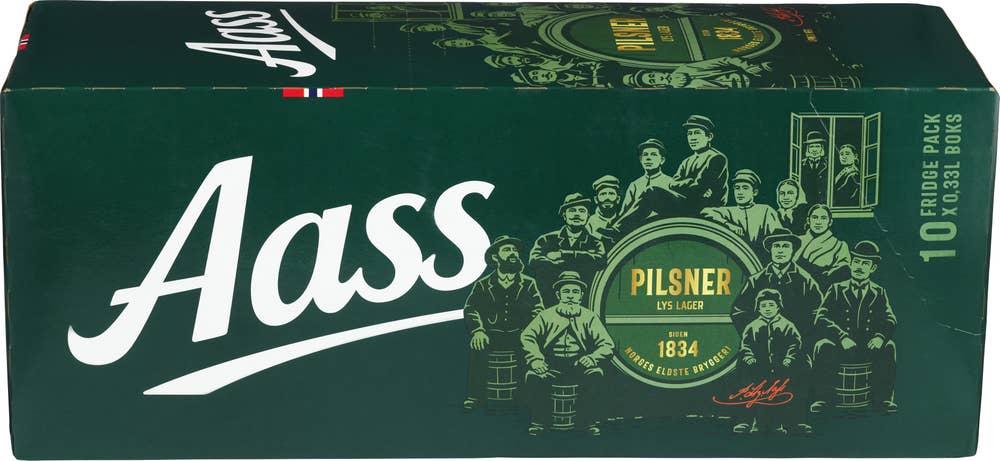Aass Bryggeri Aass Pilsner fridgepack 10 x 0,33l