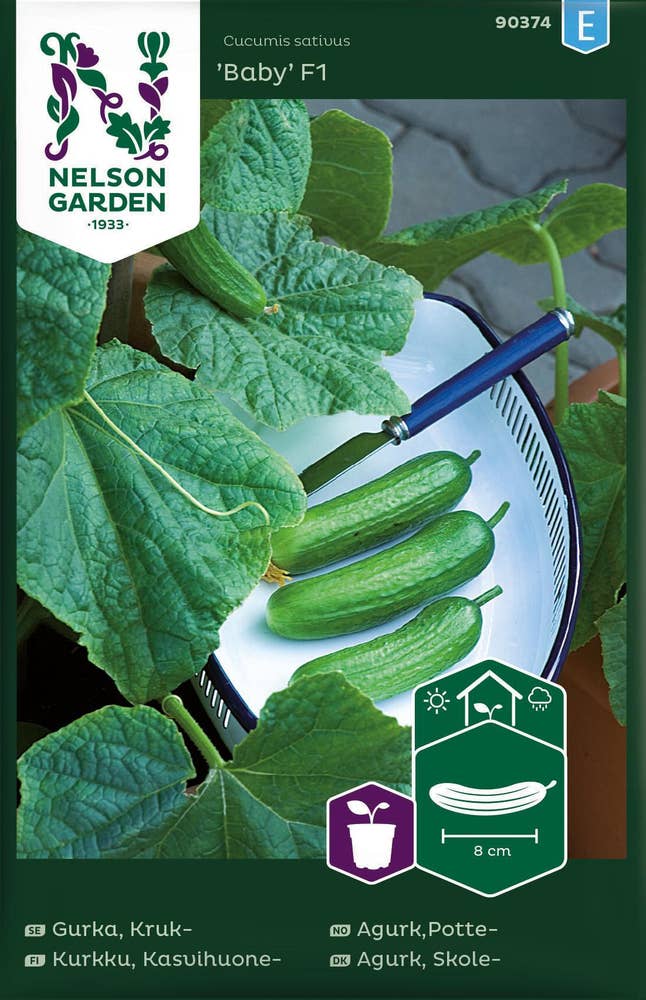 Nelson Garden Agurk potte veksthus Baby F1