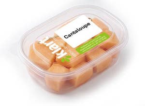 Klart Cantaloupemelon i biter