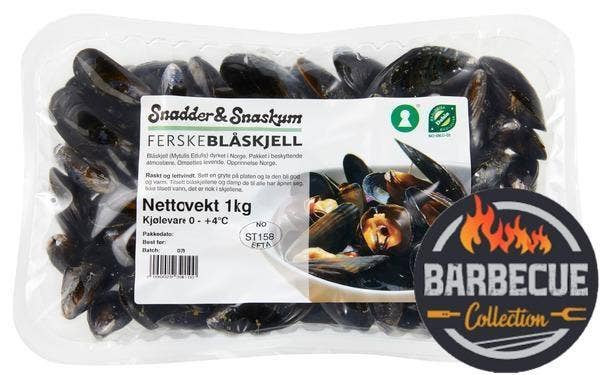 Snadder & Snaskum Levende blåskjell