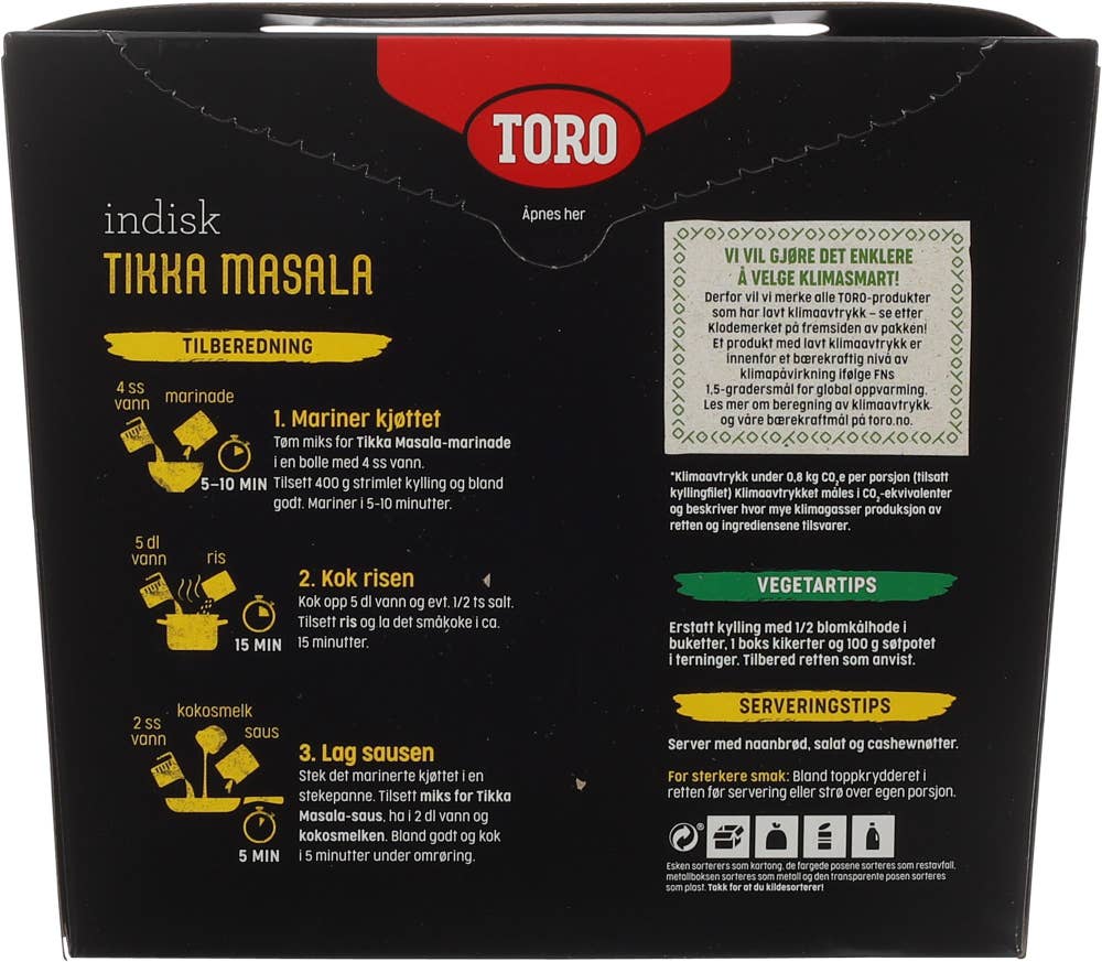 Toro Indisk Tikka Masala