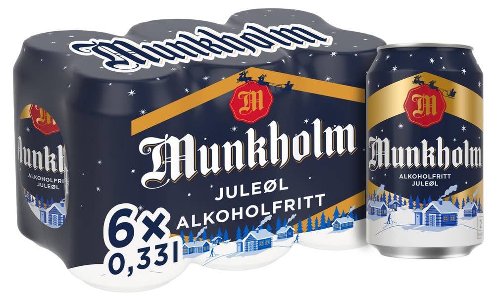 Munkholm Juleøl 6 x 0,33L