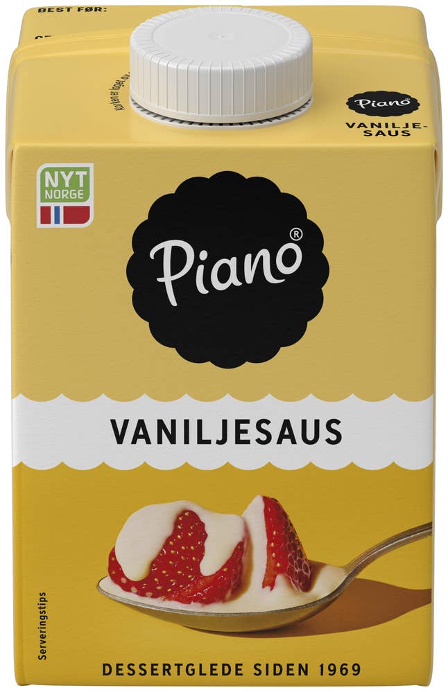 TINE Vaniljesaus Piano