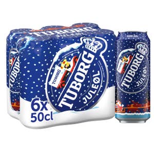 Tuborg Juleøl 6 x 0,5 liter