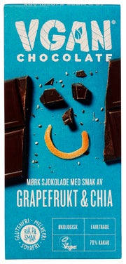 VGAN Mørk med Grapefrukt og Chia