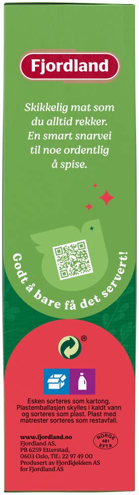 Fjordland Svinekjøtt i fløtesaus