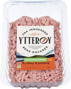 Ytterøy Kylling kjøttdeig Saktevoksende kylling