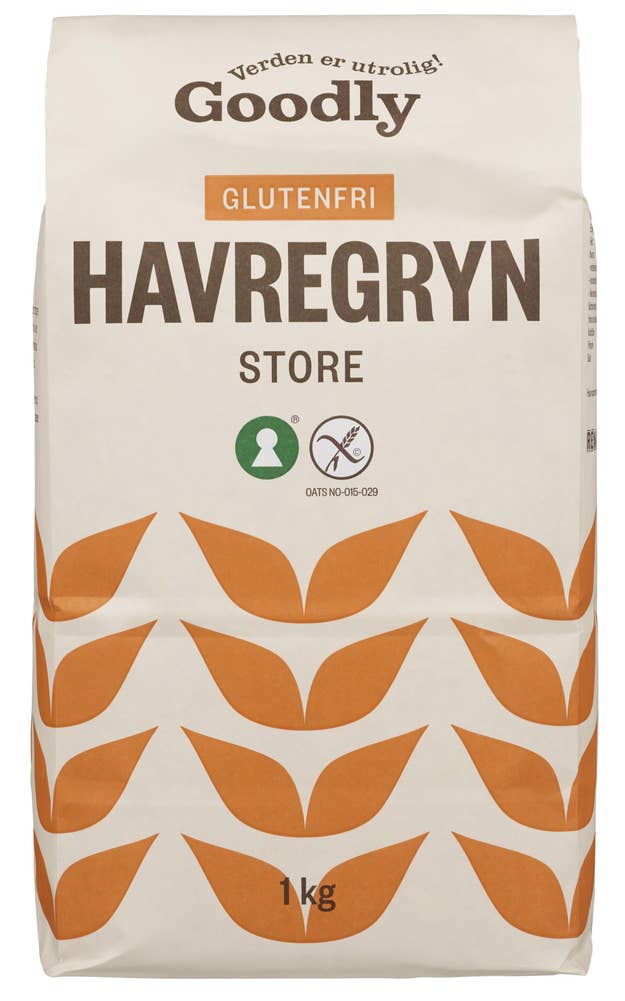 R Goodly Glutenfri Havregryn store