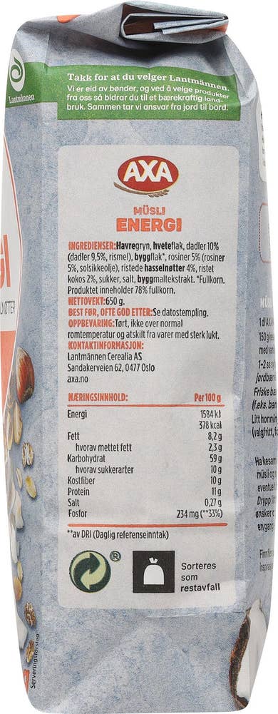 Axa Energimüsli