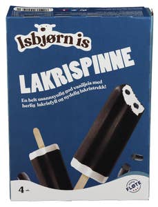 Isbjørn Is Lakrispinne 4-pk