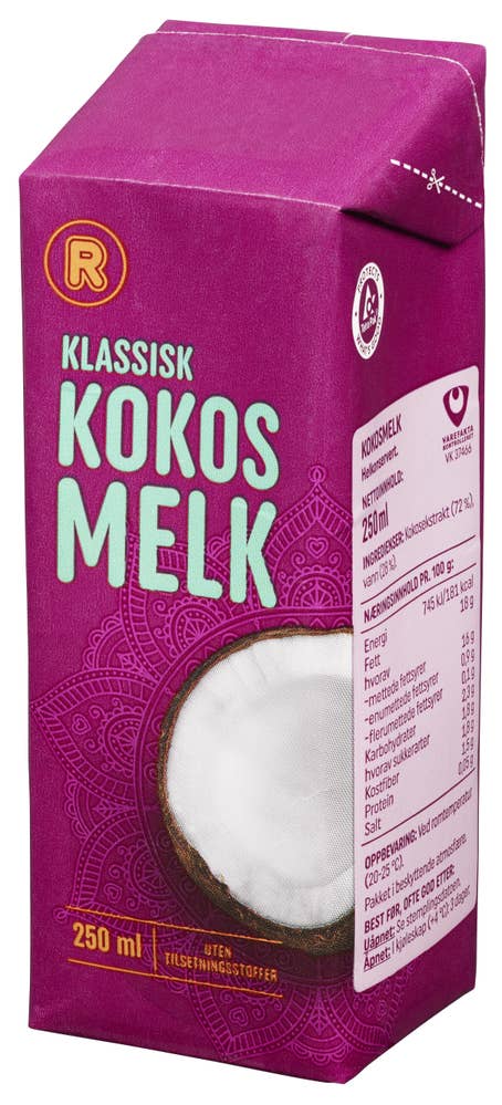 R Kokosmelk