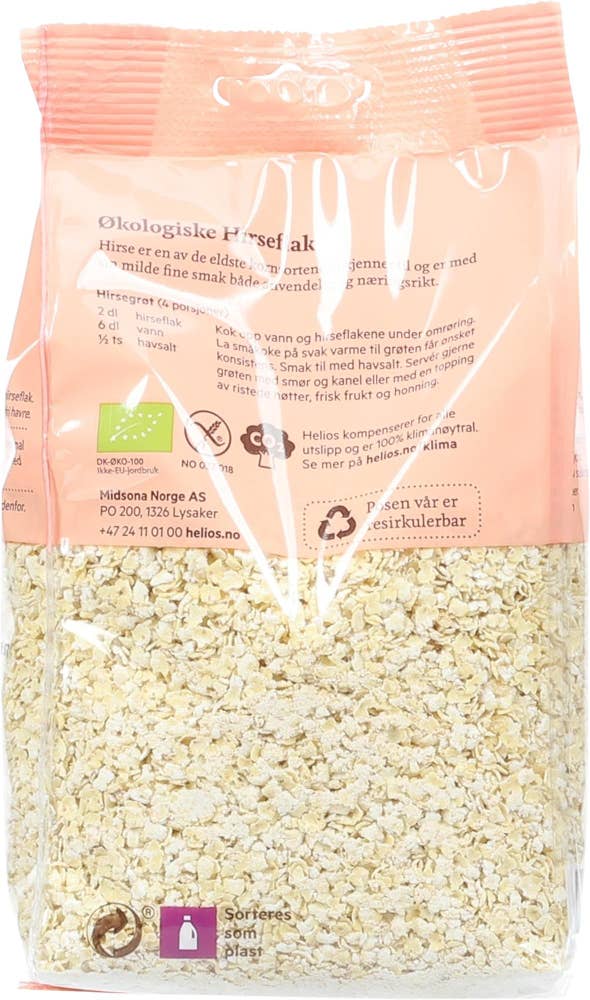 Helios Hirseflak Økologisk