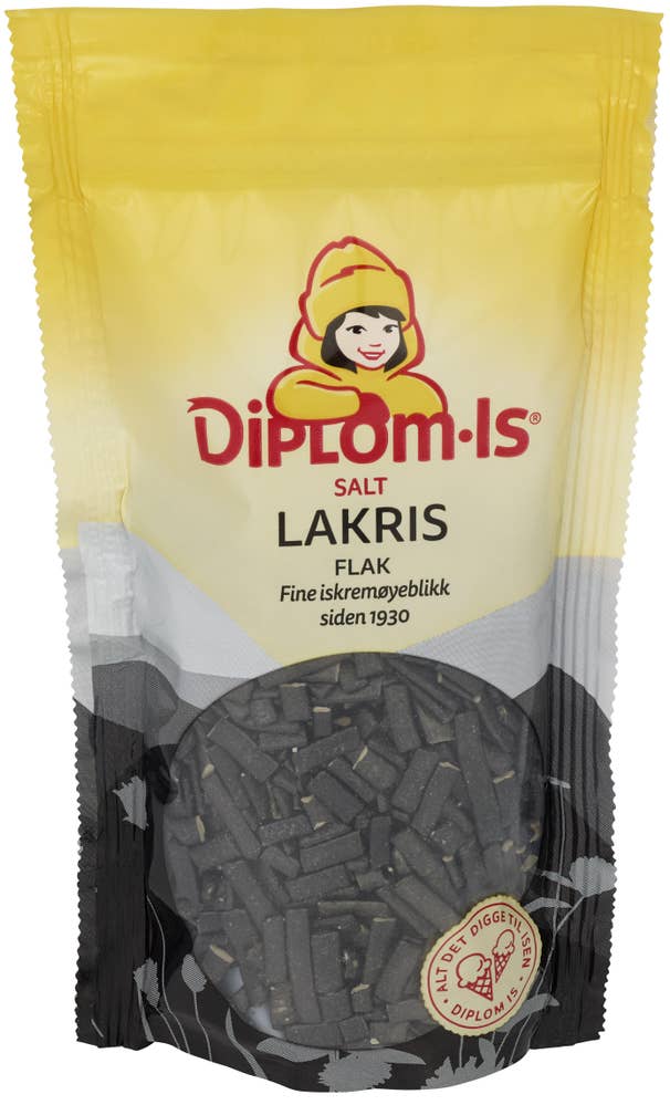 Diplom-Is Salt lakrisflak