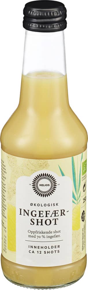 Helios Shot Ingefær 250ml Øko.