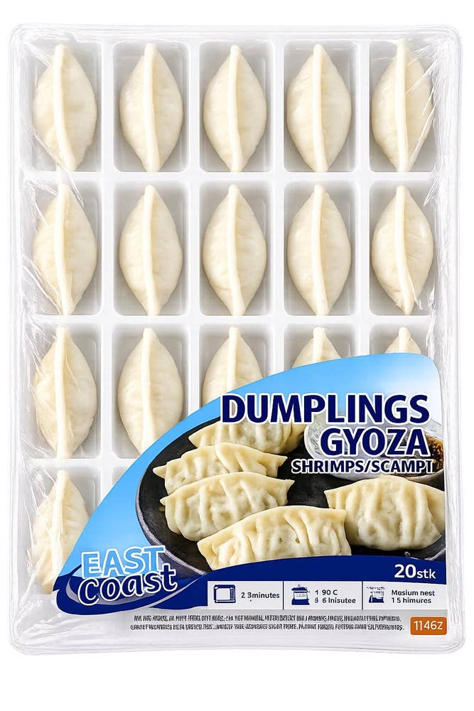 East Coast Dumplings Gyoza Reker / Scampi Dim Sum 20stk