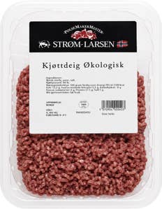 Strøm-Larsen AS Kjøttdeig Økologisk