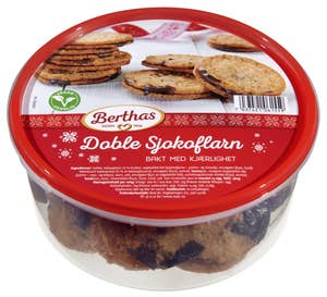 BERTHAS Doble sjokoflarn