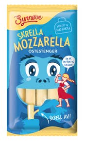 Synnøve Skrella mozzarella Ostestenger