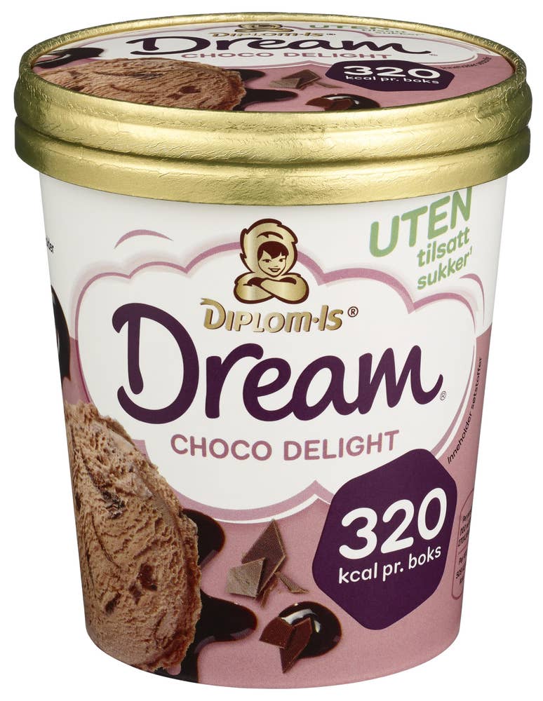 Diplom-is Choco Delight Uten Tilsatt Sukker