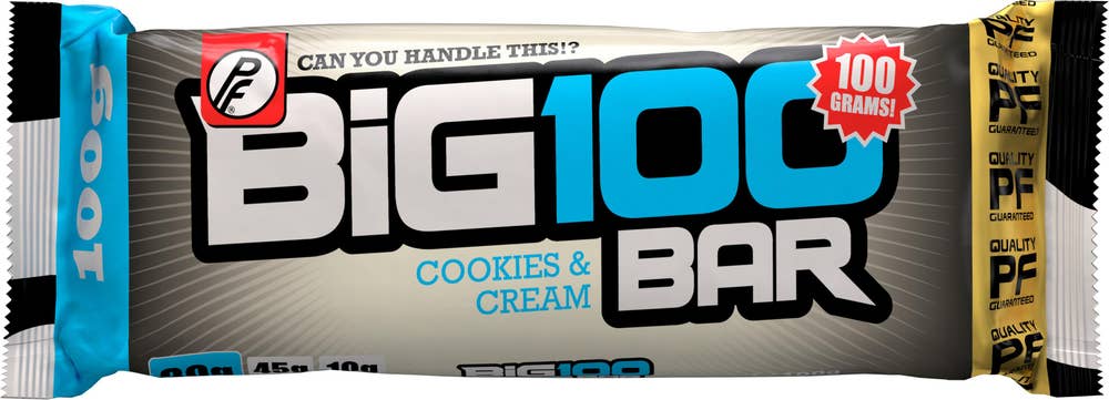 Big 100¤Proteinfabrikken Big 100 Cookies & Cream Proteinbar
