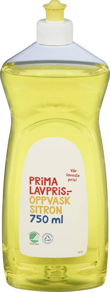 Prima Lavpris Oppvask sitron