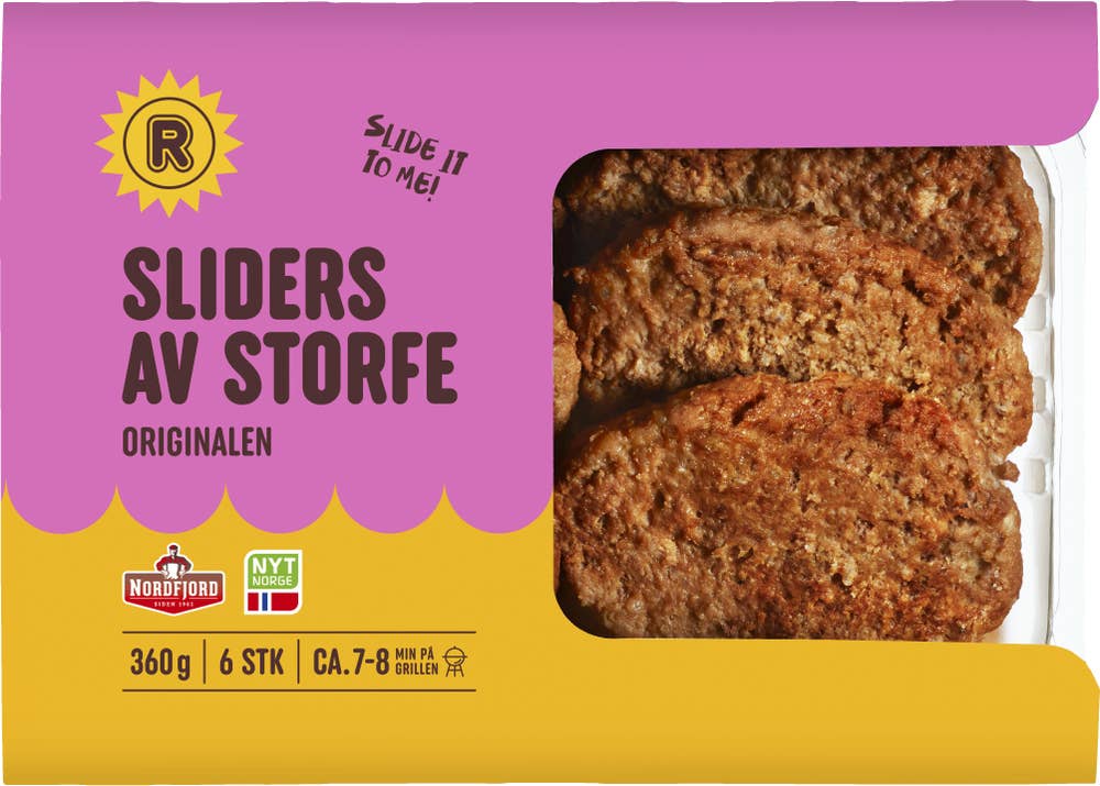 Miniburger Sliders av Storfe