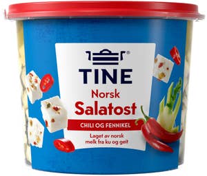 TINE Salatost Chili og fenikkel