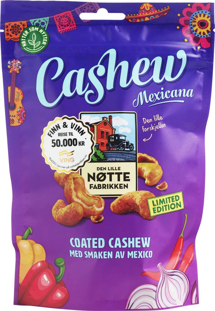 Den Lille Nøttefabrikken Coated Cashew Mexicana