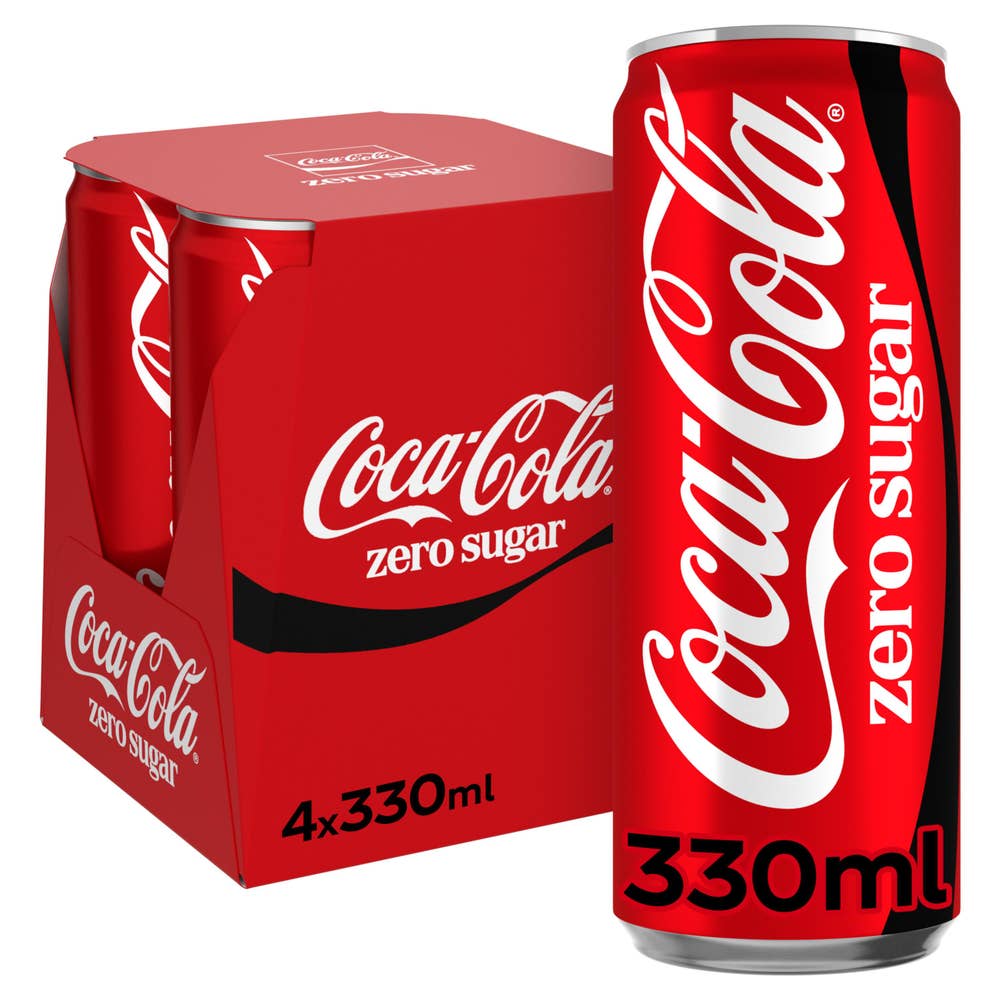Coca-Cola Zero Sugar 4 x 0,33L