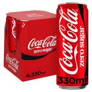 Coca-Cola Zero Sugar 4 x 0,33L