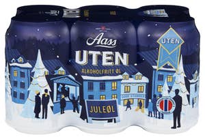 Aass Bryggeri UTEN Juløl 6 x 0,33L