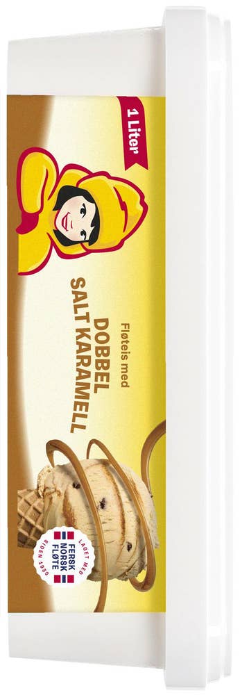 Diplom-is Karamellfløteis Dobbel salt karamell