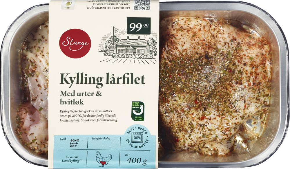 Stange Lårfilet med hvitløk