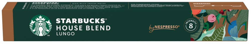 Starbucks House Blend 10 kapsler, intensitet 8