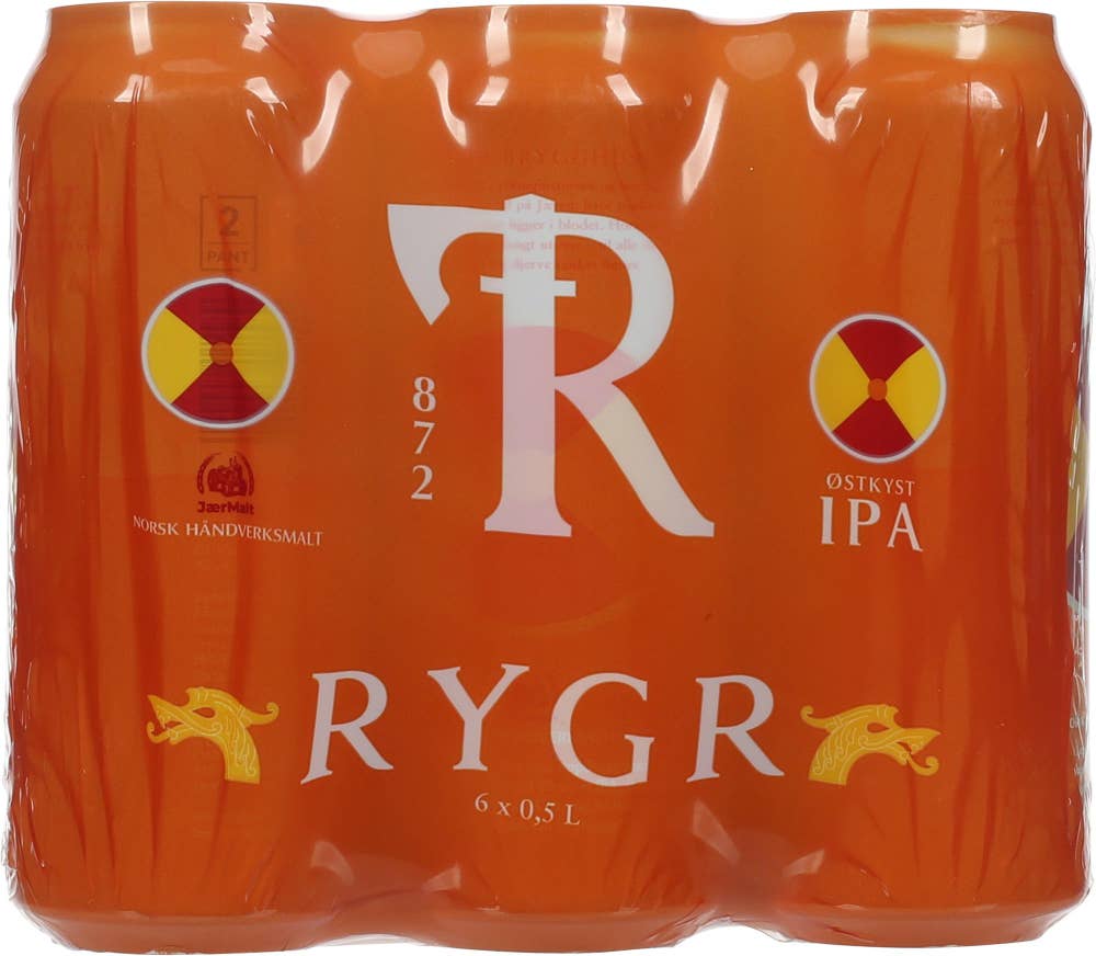 Rygr Østkyst IPA 6x0,5 l