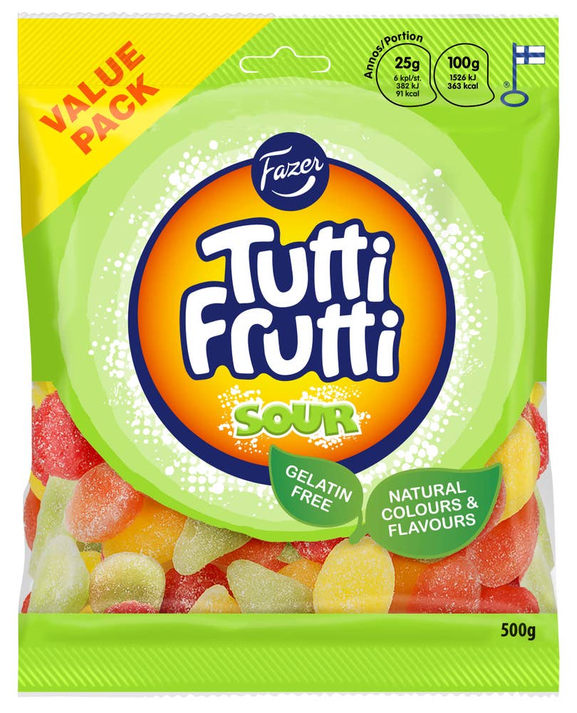 Tutti Frutti Sour Value Pack 500 g