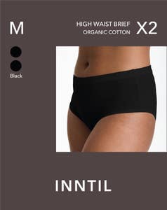 Inntil High Waist truse Sort, str. M