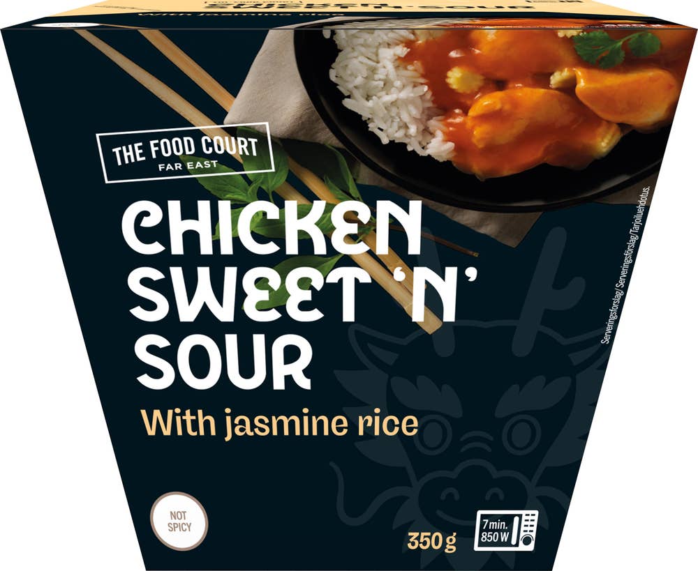 Food Court Chicken Sweet'n'Sour with Jasmin Rice