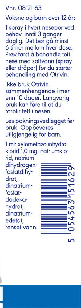 Otrivin nesespray 1mg/ml