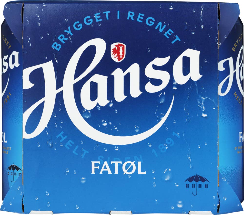 Hansa Fatøl 6 x 0,5L