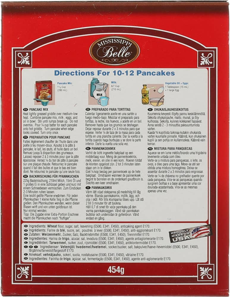 Mississippi Belle Amerikansk pannekakemix