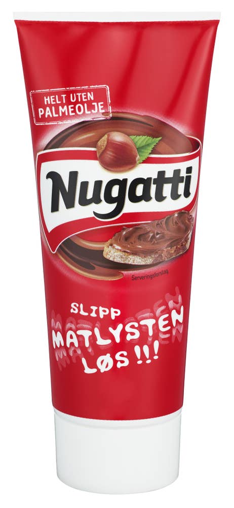 Nugatti på tube