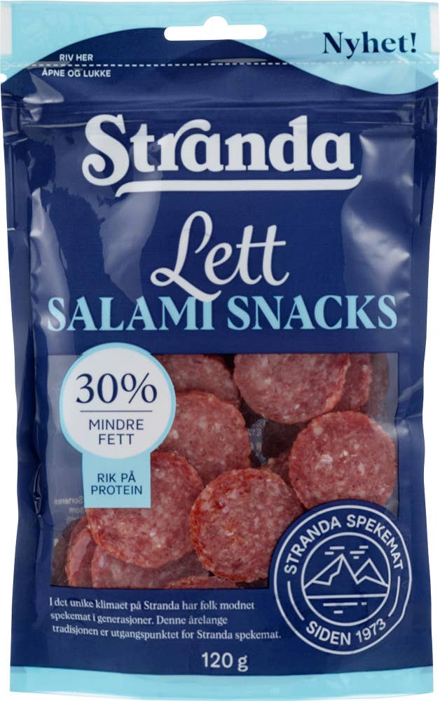 Stranda Lett salami snacks