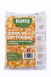 Huseby Gaard KUTTA Nordisk suppe- og grytebase Gulrot, kålrot og pastinakk