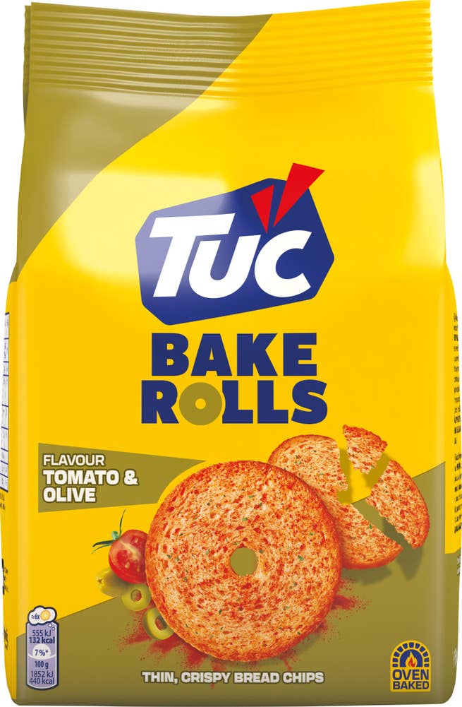 TUC Bake rolls Tomat & oliven