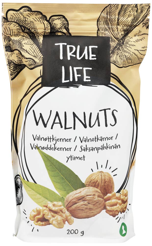 True Life Valnøttkjerner
